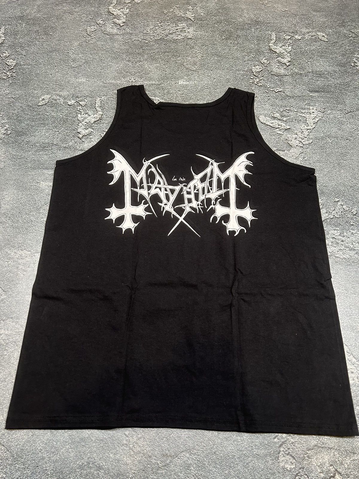 Band Tees × Vintage Vintage Mayhem De Misters Dom Sathanas Band NEW Size US XL / EU 56 / 4 - 3 Thumbnail