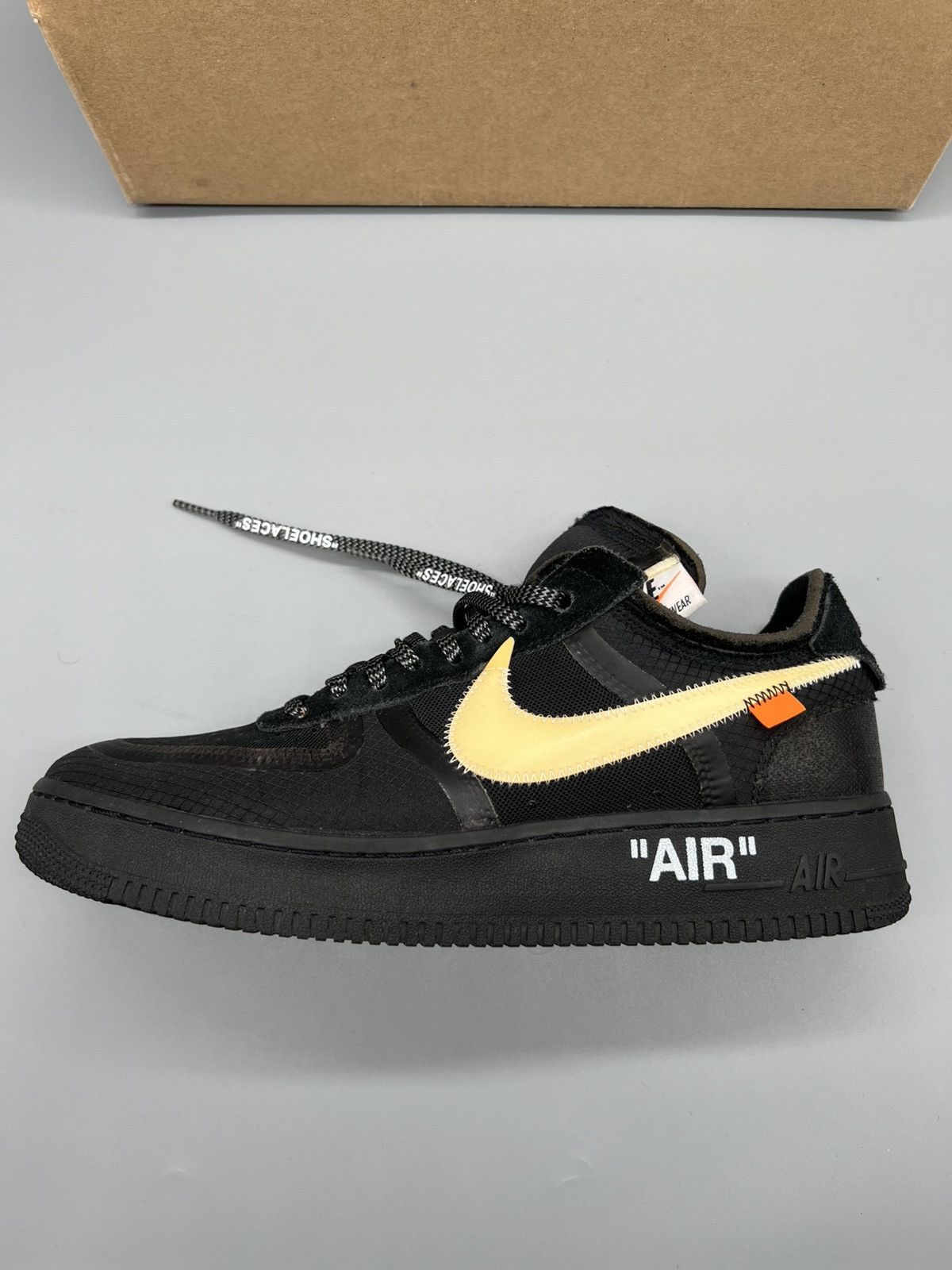 Nike × Off-White Nike x Off-White Air Force 1 Black Size US 9.5 / EU 42-43 - 17 Thumbnail