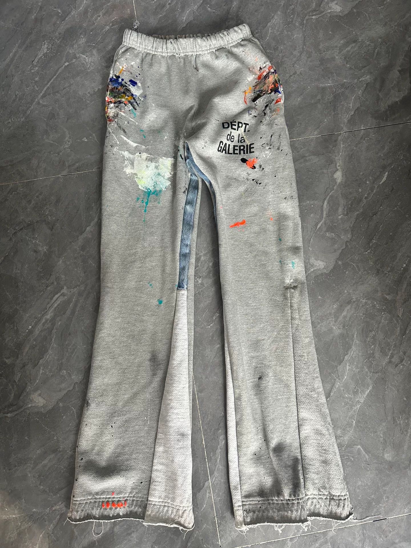 Gallery Dept. Gallery Dept Gray Wide-Leg Pants Size US 26 / EU 42 - 1 Thumbnail
