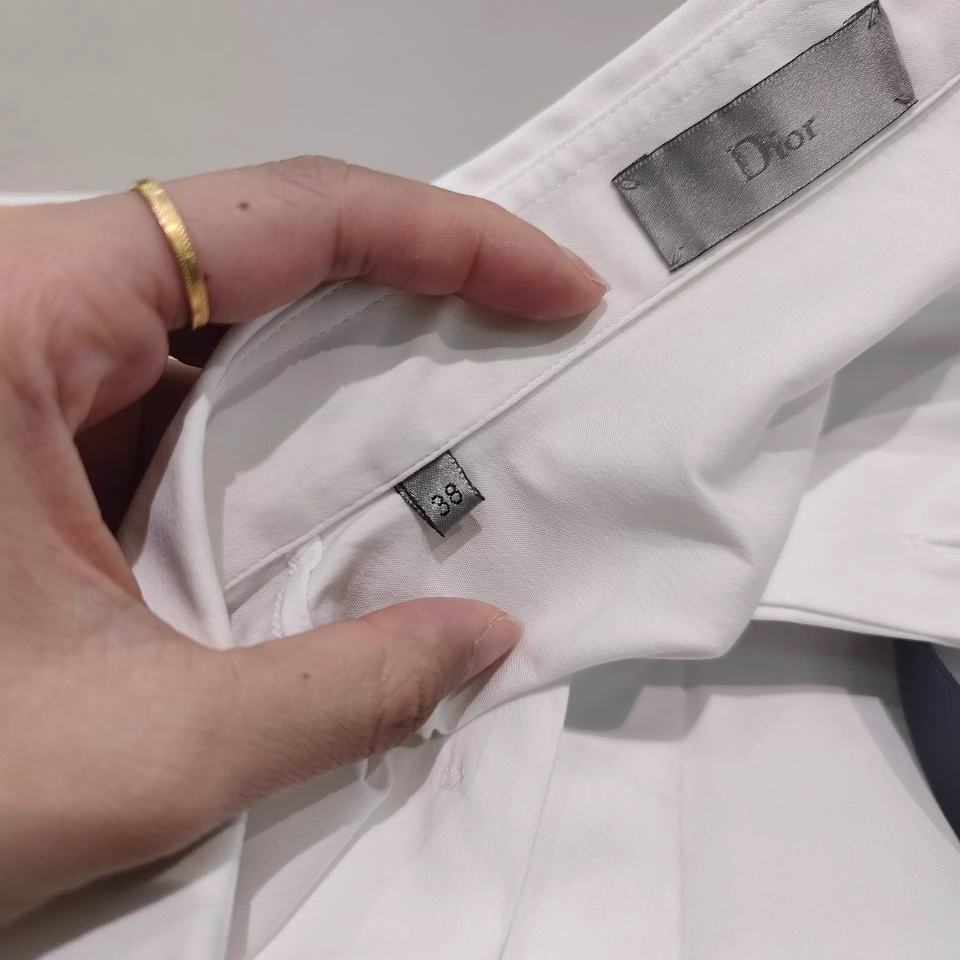 Dior Dior White Tie-Detail Polo Shirt S 38 Size US S / EU 44-46 / 1 - 3 Thumbnail