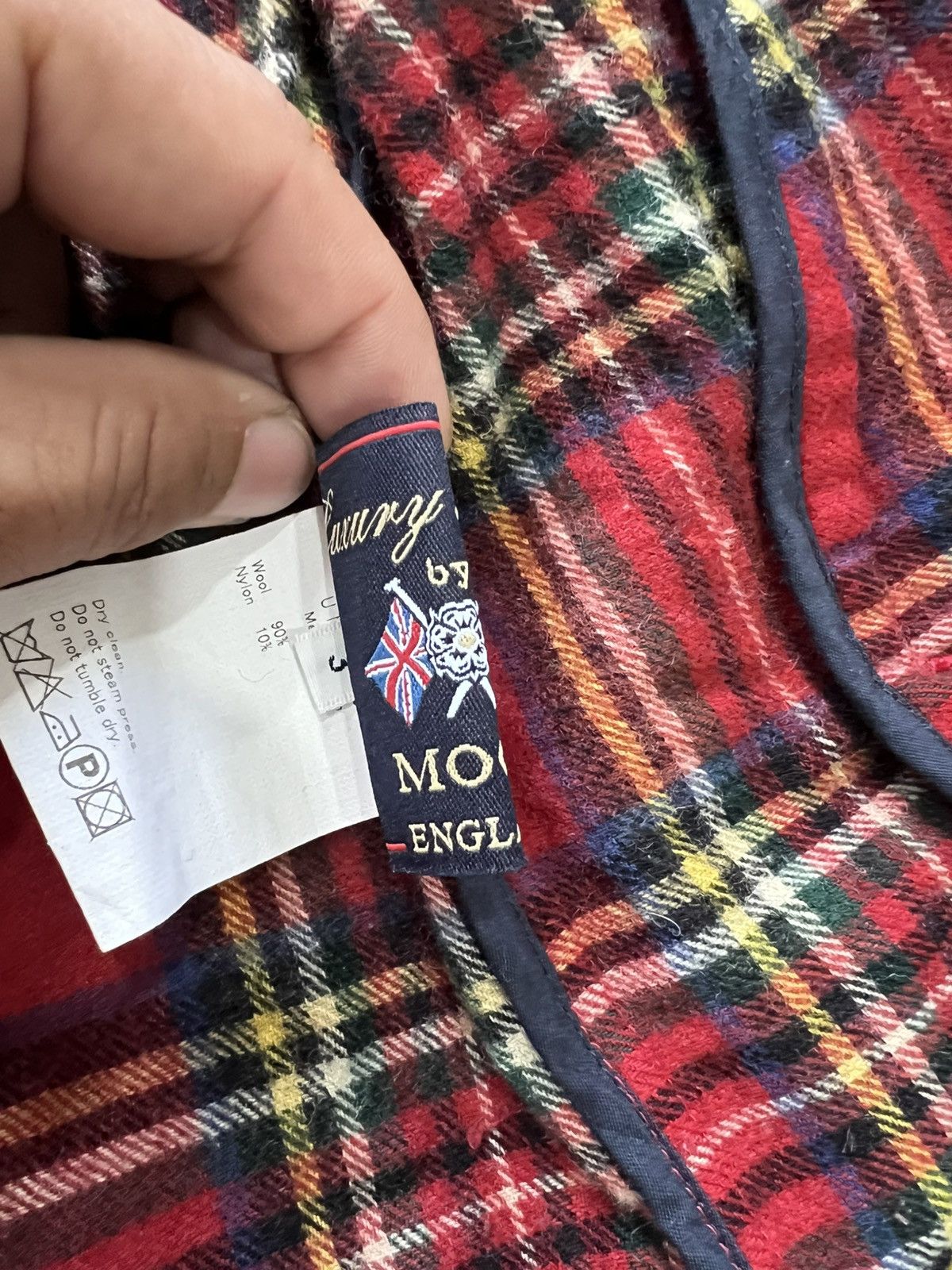 Unused Japan Unused Refinement Garments Wool Flannel Shirt Jacket Size US M / EU 48-50 / 2 - 9 Thumbnail