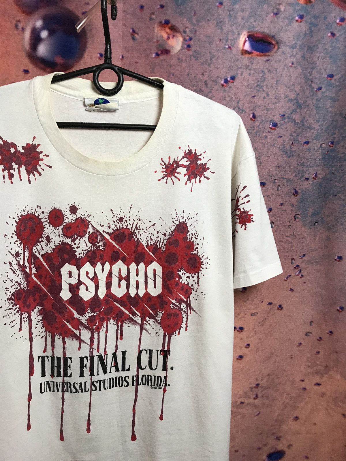 Universal Studios × Vintage Vintage 90s PSYCHO universal studios horror movie t shirt Size US L / EU 52-54 / 3 - 1 Thumbnail
