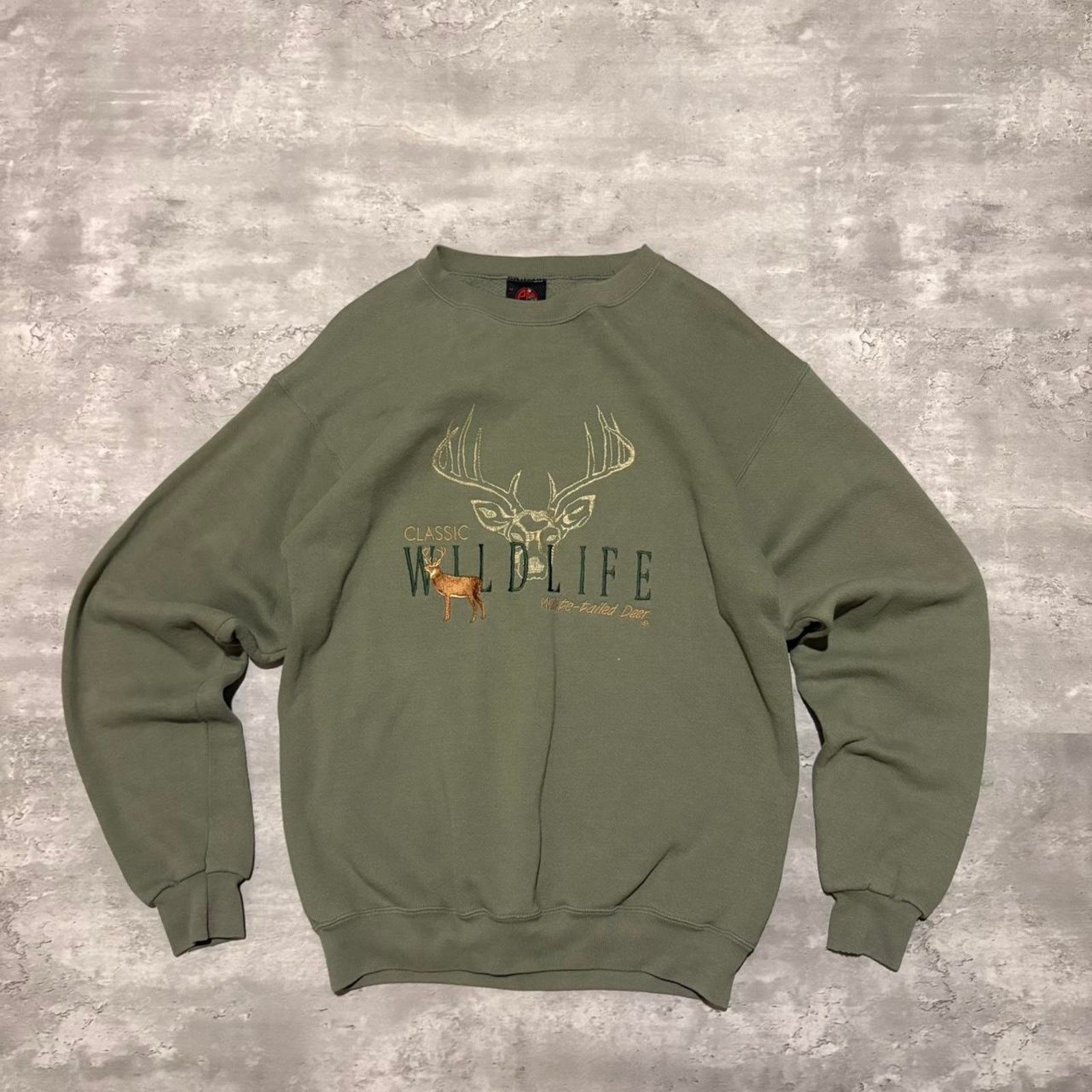 Vintage Vintage 1990s deer nature crewneck Size US M / EU 48-50 / 2 - 1 Thumbnail