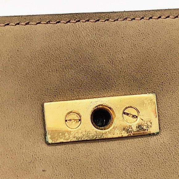 Pierre Balmain Vintage Pierre Balmain Nubuck Leather Handbag in Taupe Size ONE SIZE - 13 Thumbnail