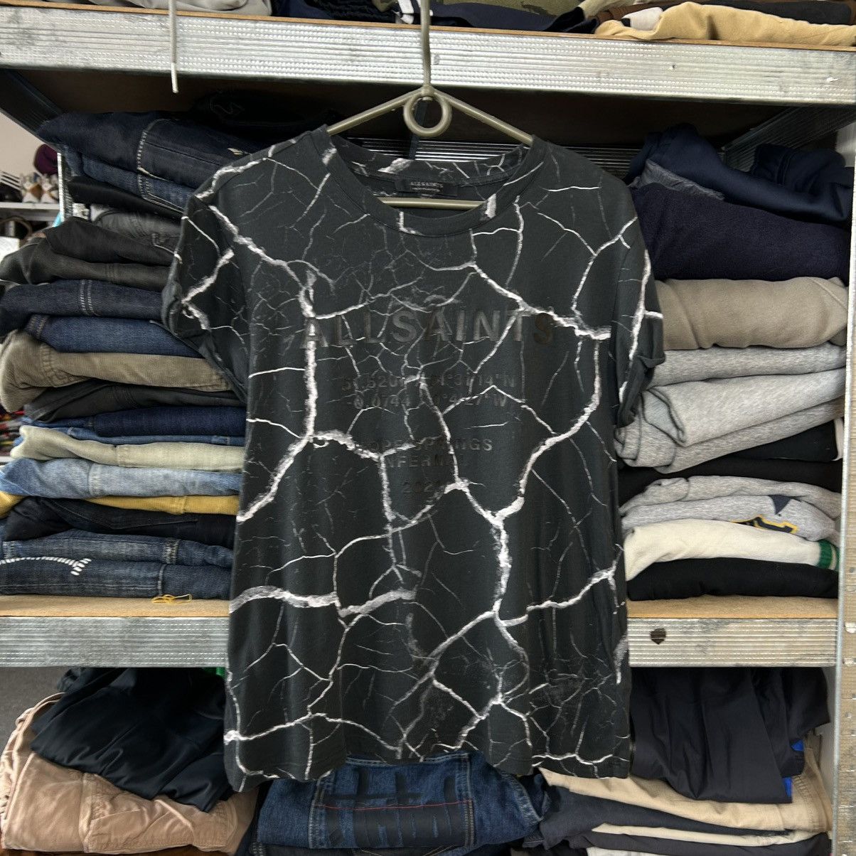 Allsaints Designer Allsaints Big Logo Graphic Y2K japan tee Size M / US 6-8 / IT 42-44 - 1 Thumbnail
