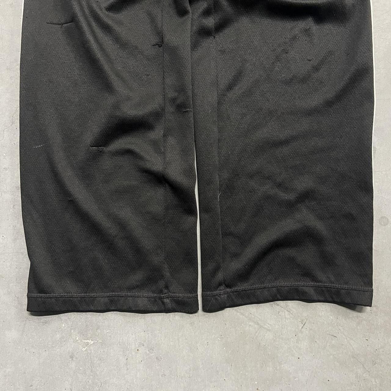 Japanese Brand × Vintage Vintage Y2K Baggy Fit Black Striped Sweatpants with Pockets! Size US 32 / EU 48 - 4 Thumbnail