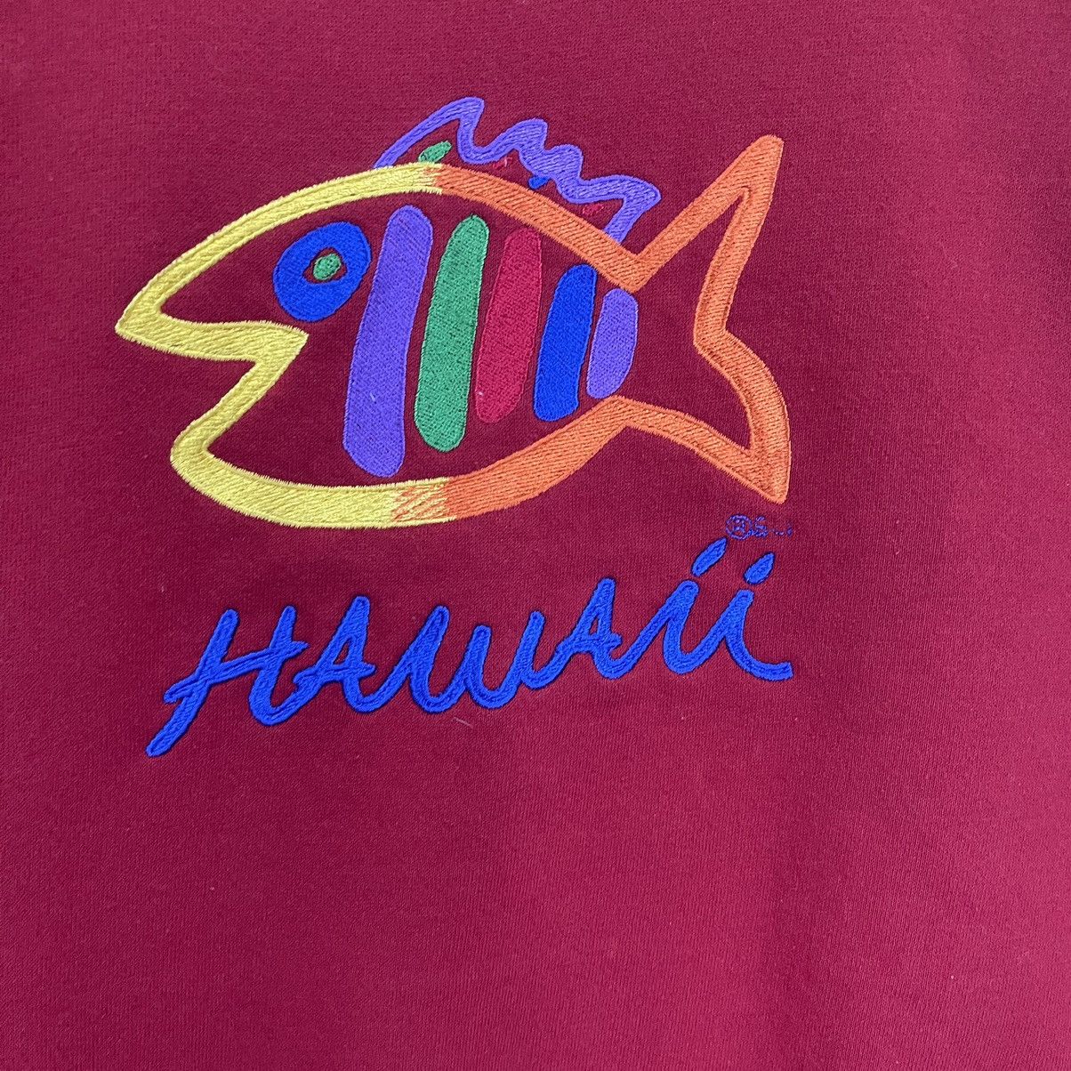 Vintage Vintage 90s Maui Hawaii Surf Big Logo Embroidered Sweatshirt Size US M / EU 48-50 / 2 - 5 Thumbnail
