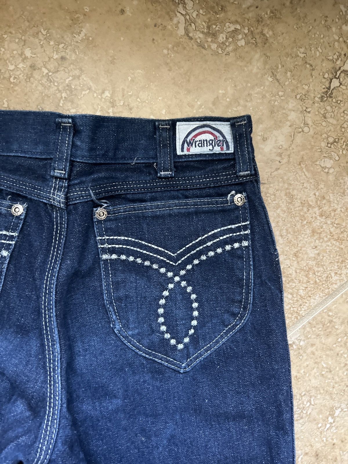 Vintage × Wrangler Vintage 70’s Wranglers Bootcut Jeans Size US 26 / EU 42 - 1 Thumbnail