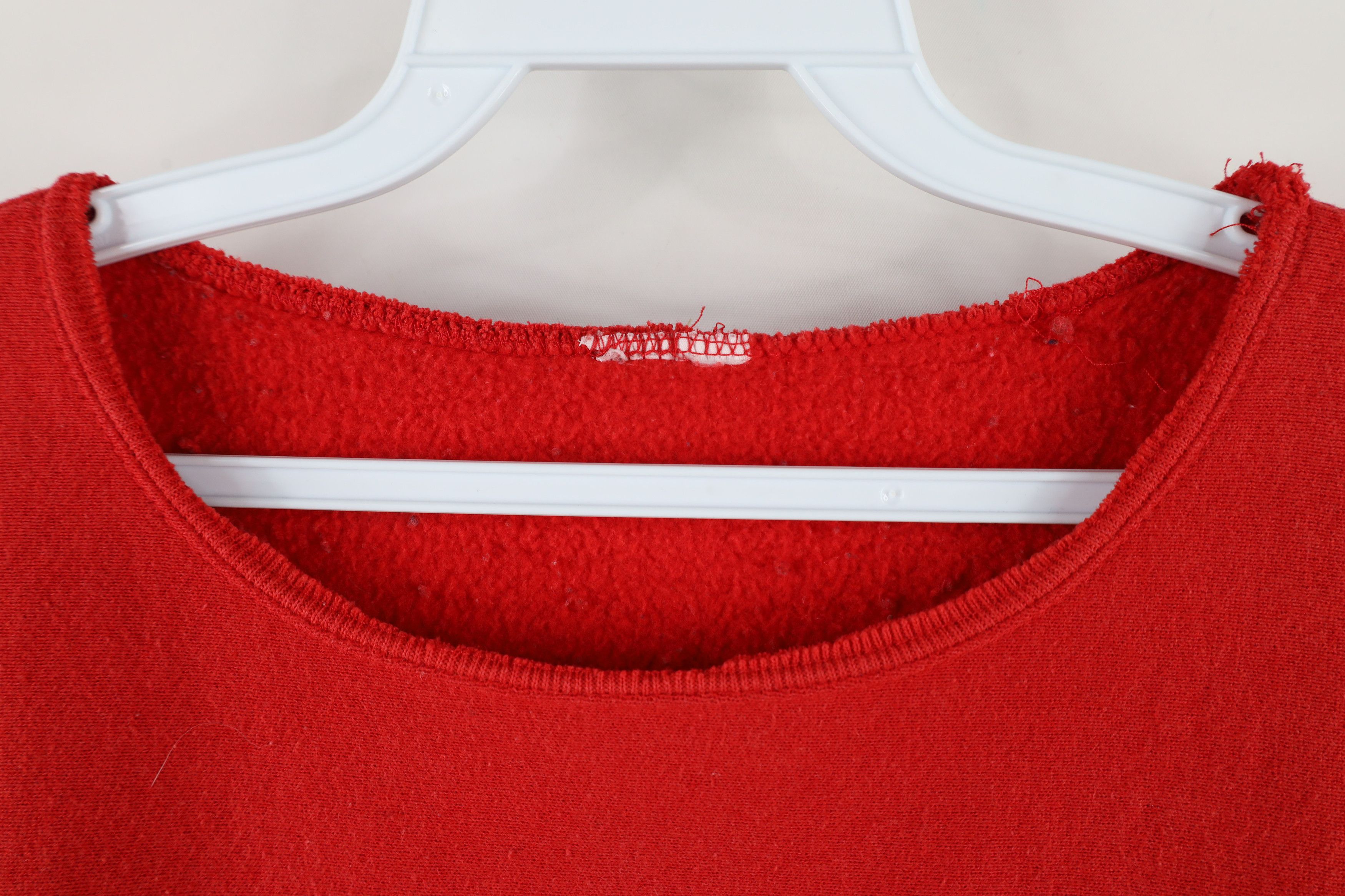 Vintage Vintage 90s Ohio State University Buckeyes Sweatshirt Red Size L / US 10 / IT 46 - 7 Thumbnail