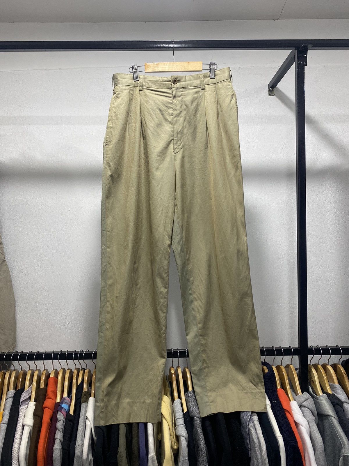 Comme des Garcons Homme Rare☠️ 1980 CDG HOMME Pleated Trousers Pants Designer Japan Size US 31 - 2 Thumbnail