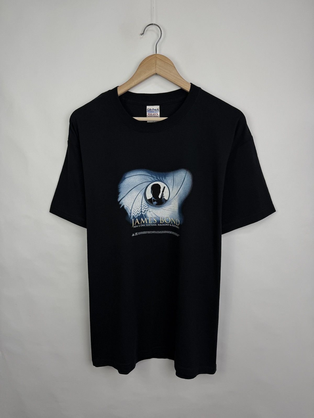 Gildan 🇬🇧 Vintage 00s James Bond 007 Promo Movie T-Shirt Cinema Rare Size US L / EU 52-54 / 3 - 2 Thumbnail