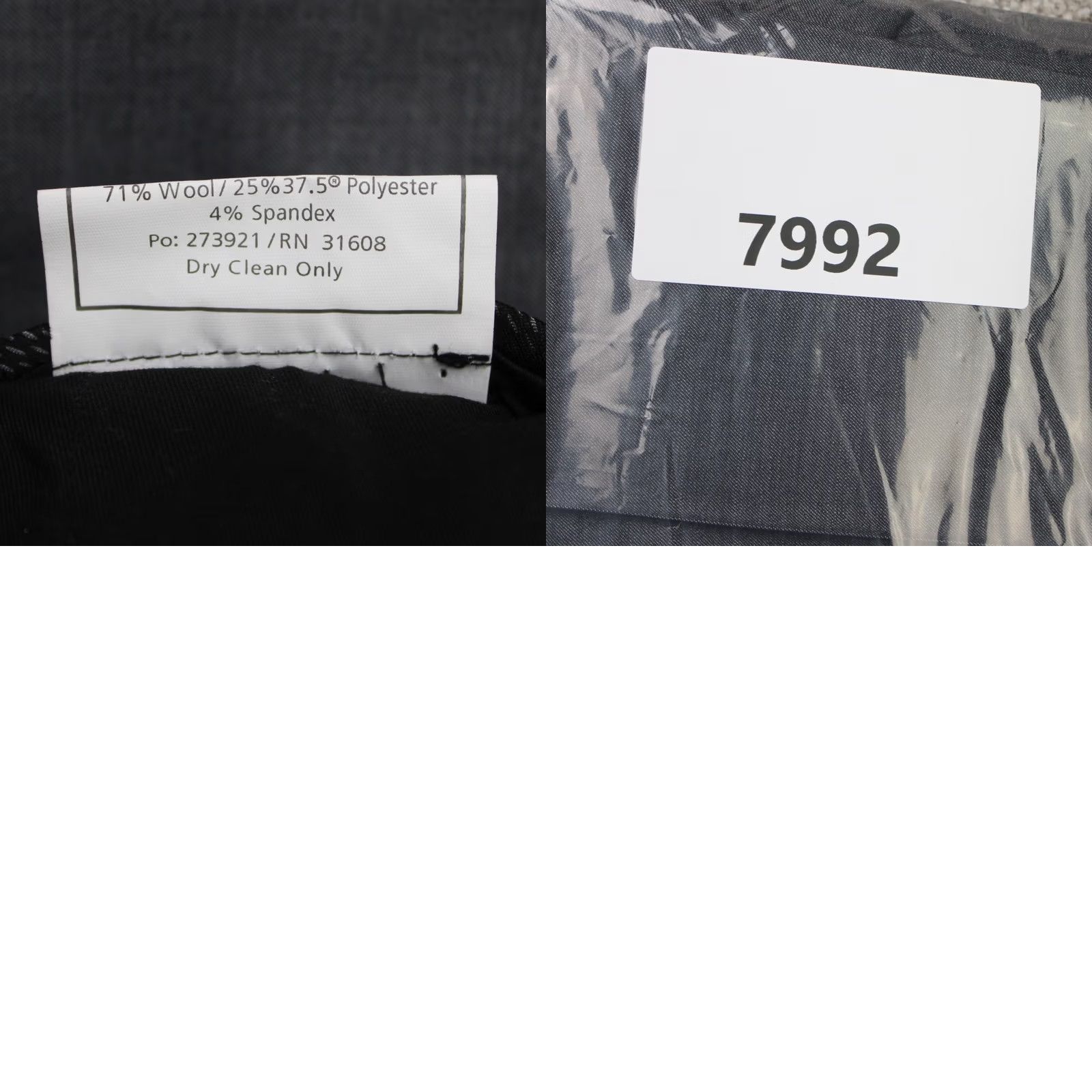 Jos. A. Bank Jos. A. Bank Pants Mens 38x30 Gray Slim Dress Flat Front Wool Stretch Travel Tech Size US 38 / EU 54 - 9 Thumbnail