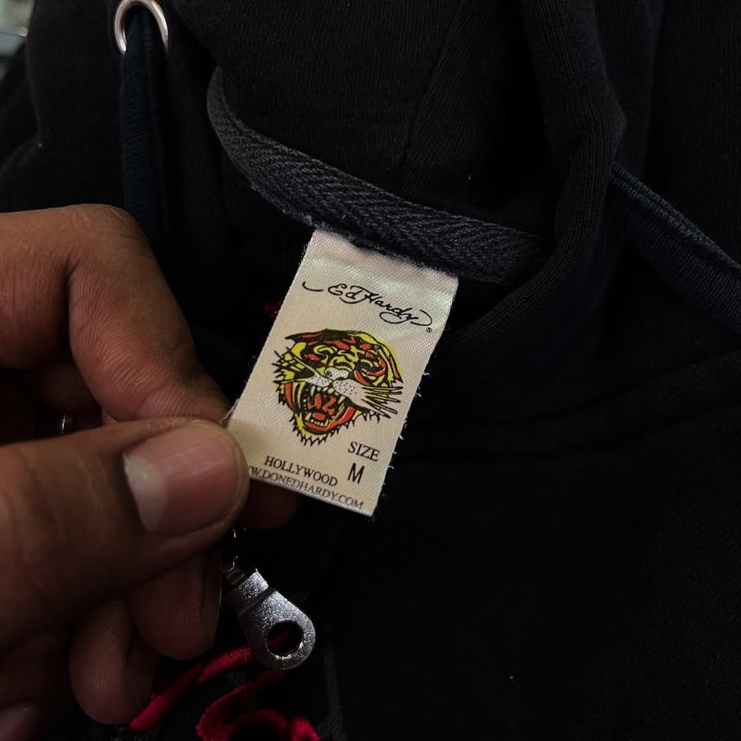 Christian Audigier × Ed Hardy Crazy 🔥 Vintage ED Hardy ' American Eagle 🦅' Zipper Jacket Size US M / EU 48-50 / 2 - 8 Thumbnail