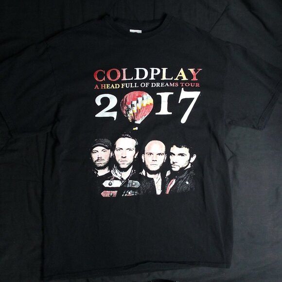 Band Tees Coldplay A Head Full Of Dreams Tour 2017 T-Shirt Size US L / EU 52-54 / 3 - 2 Thumbnail