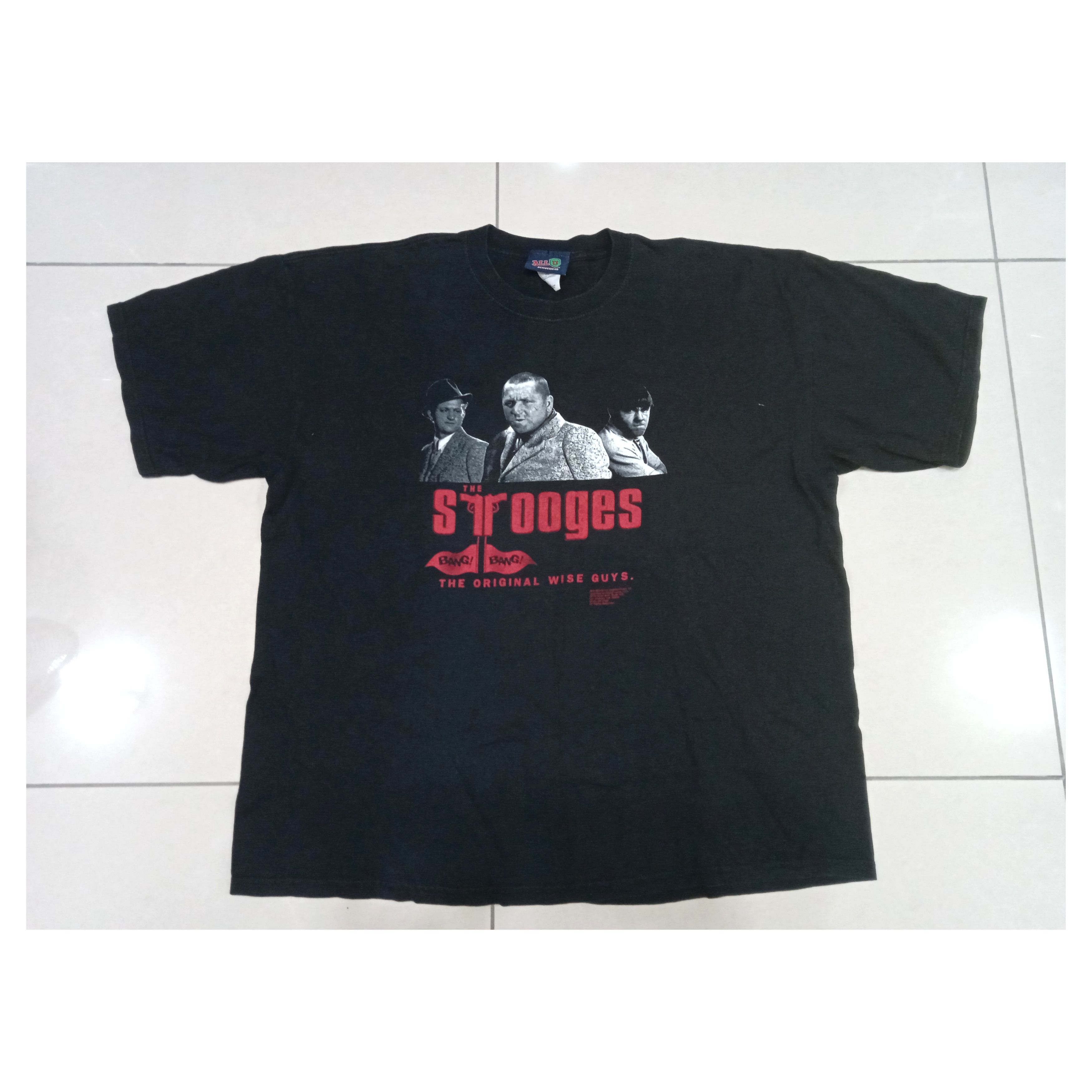 Vintage Vintage 00s The Sopranos The Stooges 2002 T-Shirt Size US XXL / EU 58 / 5 - 1 Thumbnail