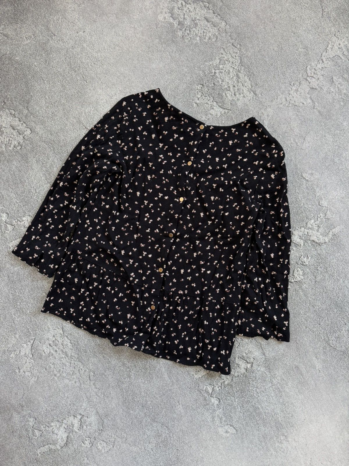 Sezane Sezane Floral Print Button Blouse Multicolor Long Sleeve Top Size XS / US 0-2 / IT 36-38 - 4 Thumbnail