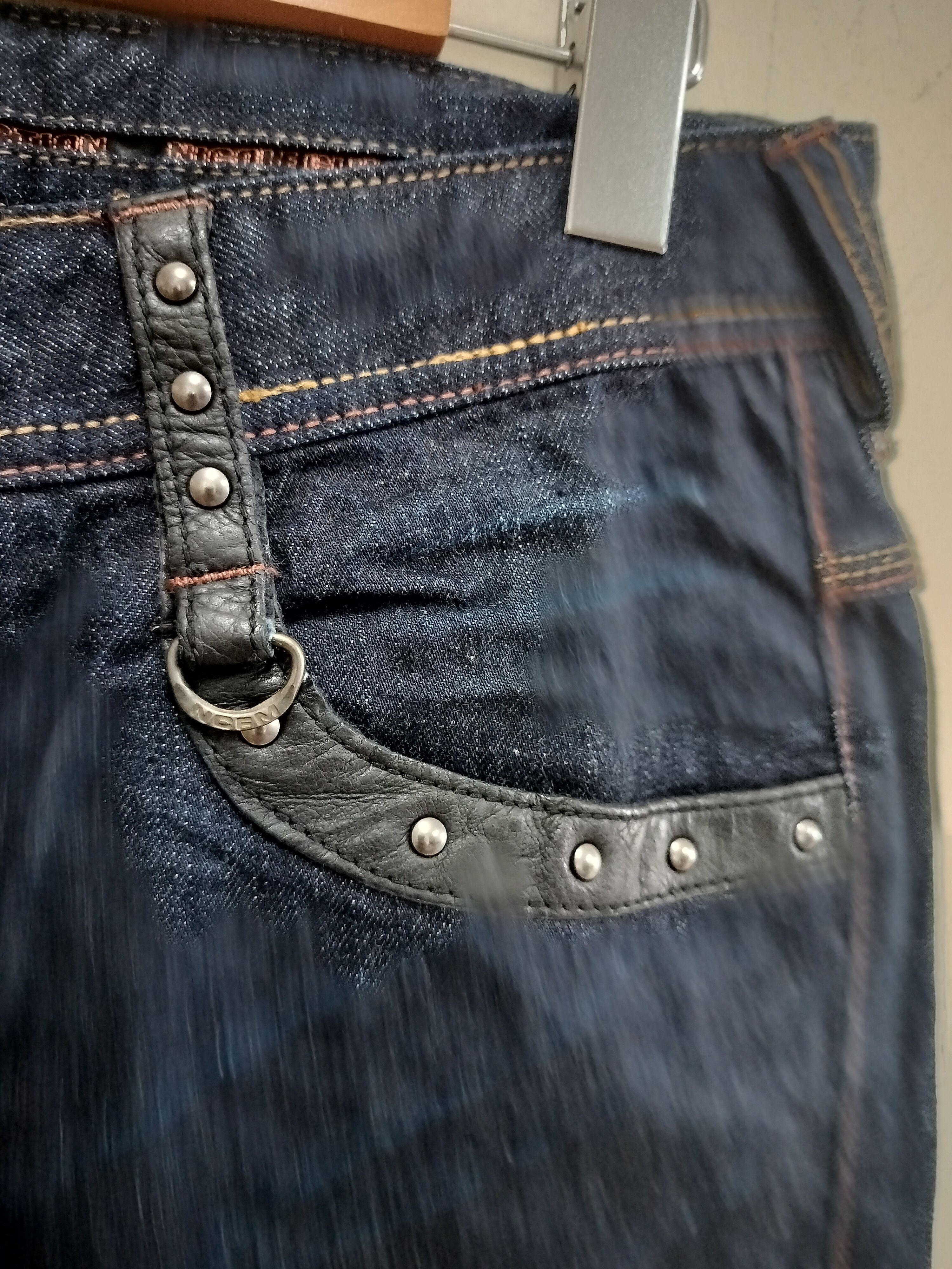 Nicole Club Nicole Club For Men Flare Jeans leather pocket Size US 32 / EU 48 - 7 Thumbnail