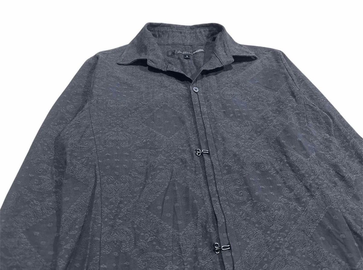 If Six Was Nine × Japanese Brand × Tornado Mart 🔥Sick Y2K Schlussel Shirt Paisley Embossed Size US M / EU 48-50 / 2 - 3 Thumbnail