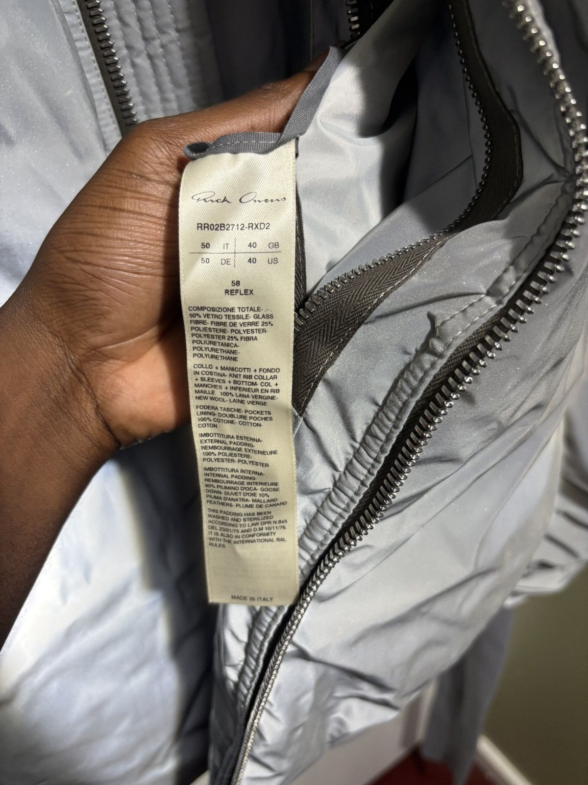 Rick Owens Rick Owens STROBE FW22 Gauntlet Jacket Size US M / EU 48-50 / 2 - 7 Thumbnail