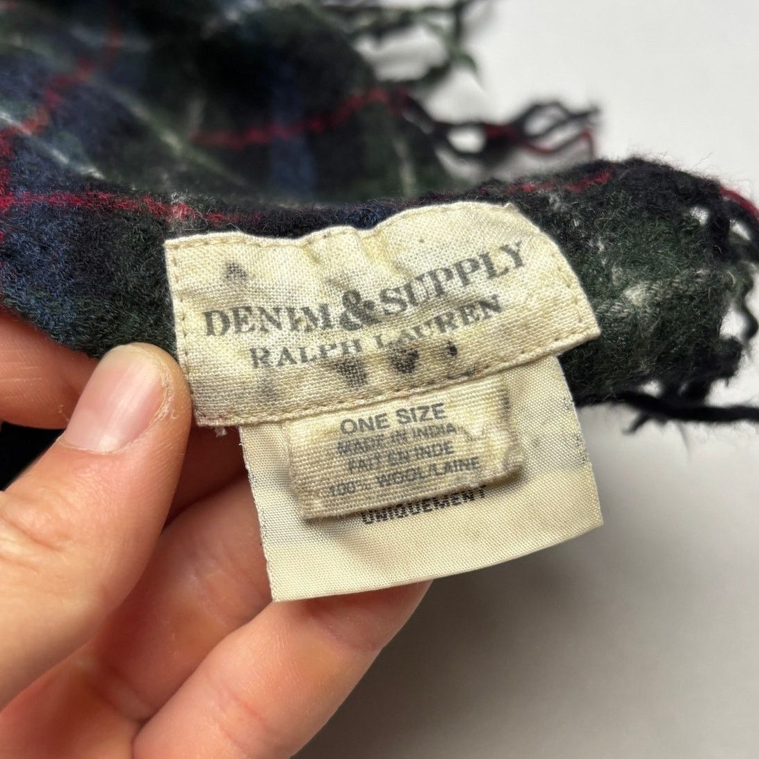Denim & Supply Ralph Lauren Denim & Supply Ralph Lauren Wool Scarf Plaid Quiet Luxury Size ONE SIZE - 3 Thumbnail