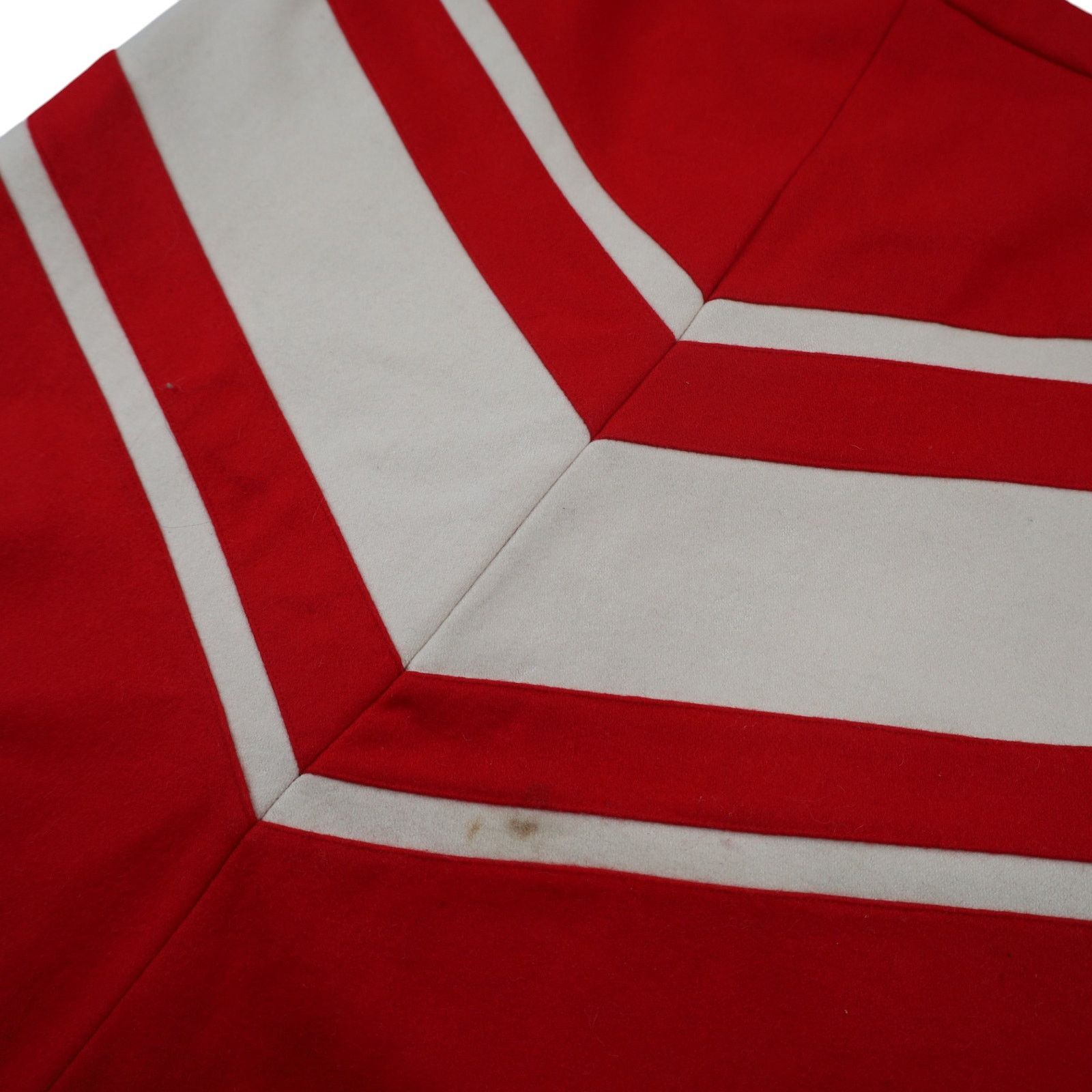 Adidas × Vintage Vintage Y2k SAMPLE Adidas x Carlo Gruber Chevron Wool Skirt Size 30" / US 8 / IT 44 - 5 Thumbnail