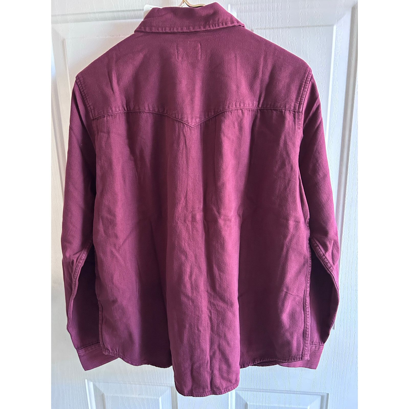 Levi's New Women’s Levi’s Collared Jean Shirt Snap Buttons Large Size L / US 10 / IT 46 - 6 Thumbnail