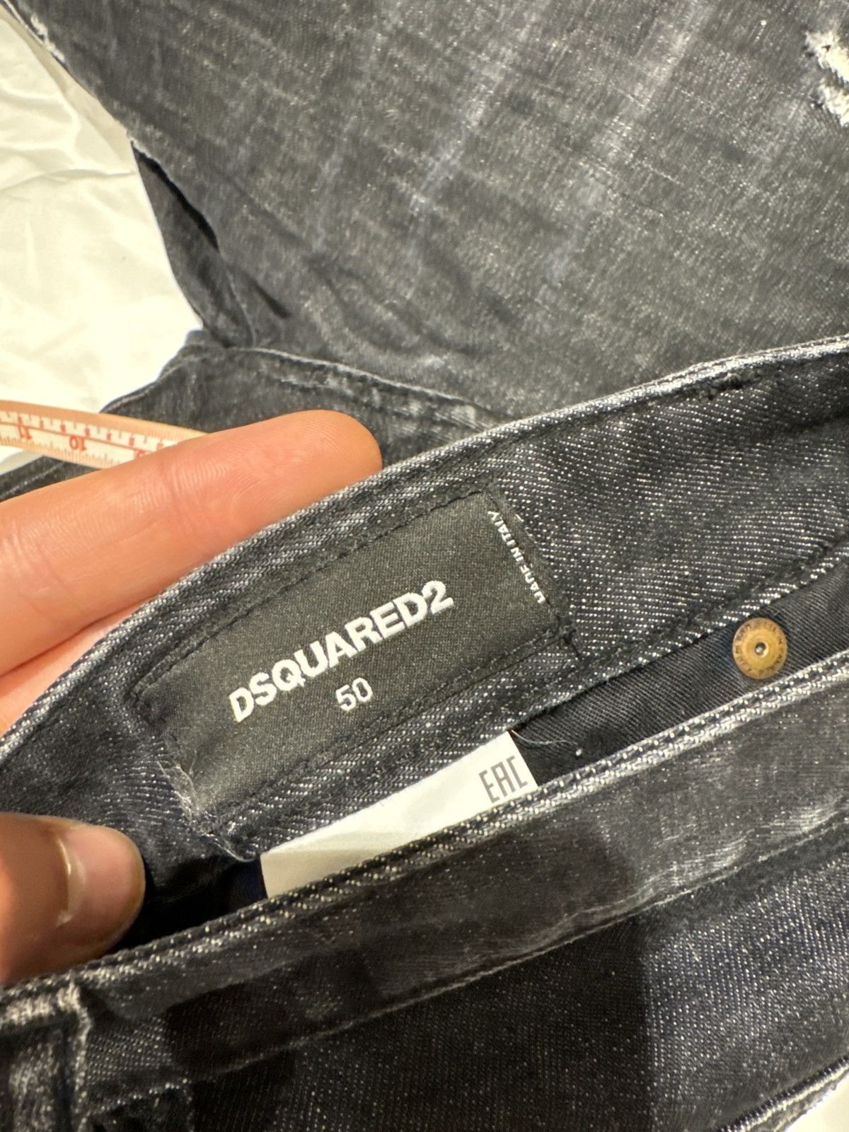 Dsquared2 Dsquared Sexy Mercury Jeans Black Size US 32 / EU 48 - 6 Thumbnail
