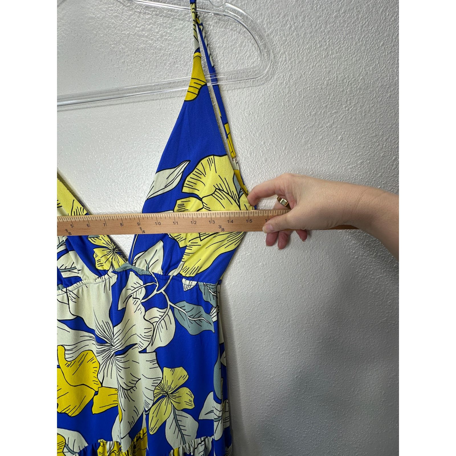 Other Maaji Yellow White Blue SandCastle Sleeveless Maxi Dress S Size S / US 4 / IT 40 - 14 Thumbnail