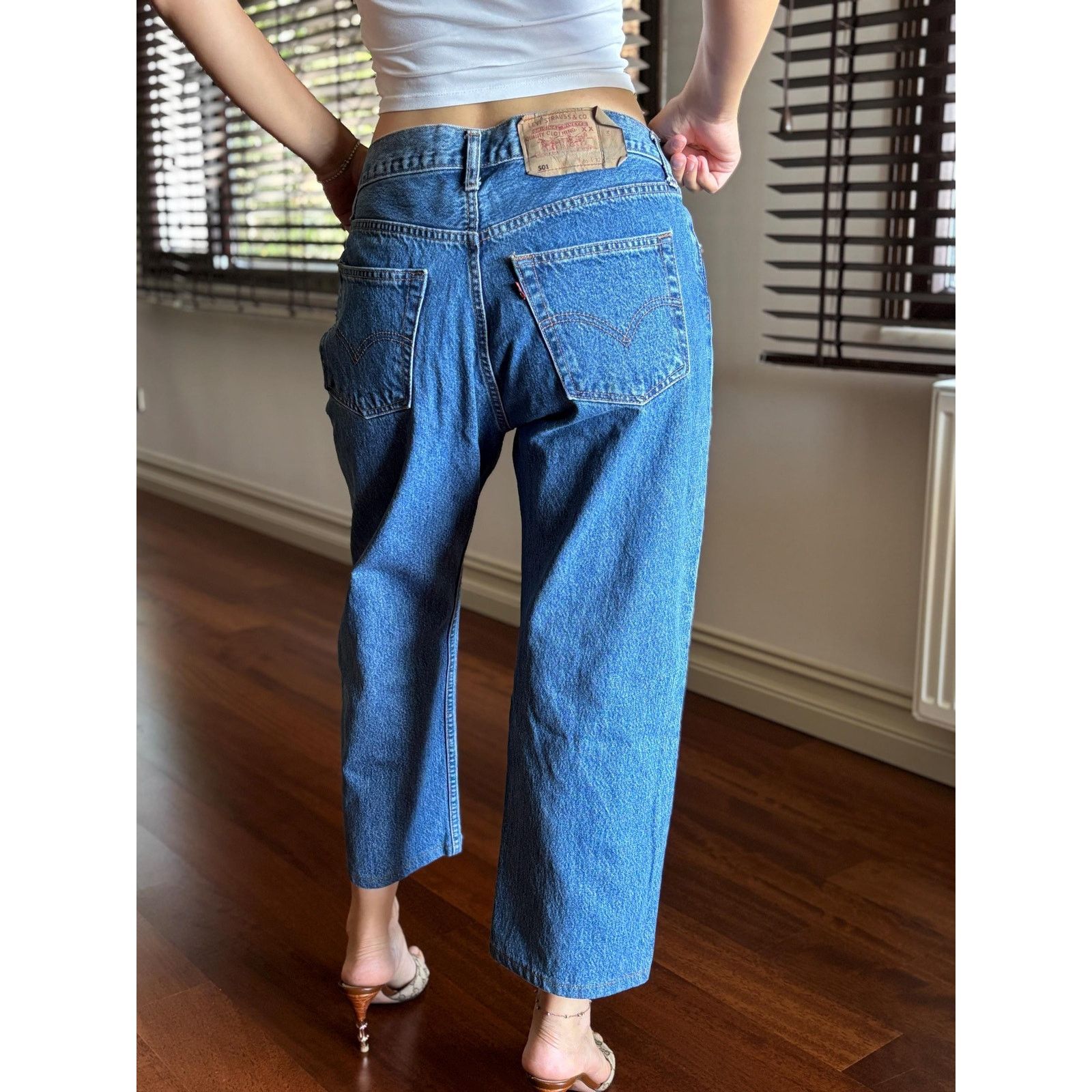Levi's × Levi's Made & Crafted × Vintage Vintage Levi's 501-0115 W36 L34 Mexico 90s Button Fly Jeans Size US 36 / EU 52 - 3 Thumbnail