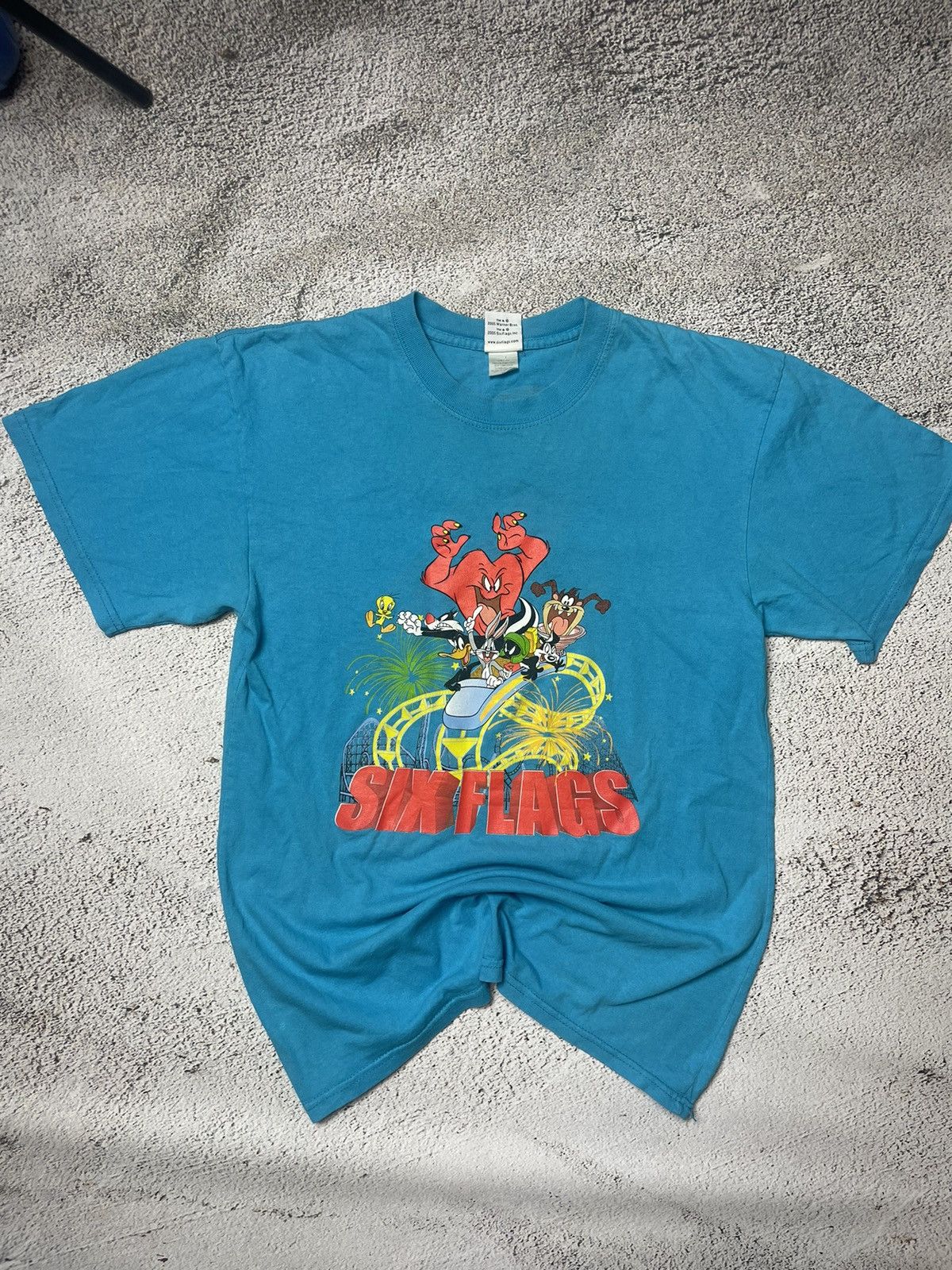 Cartoon Network × Vintage Rare Vintage tshirt Six Flags tshirt Looney Tunes Size US M / EU 48-50 / 2 - 1 Thumbnail