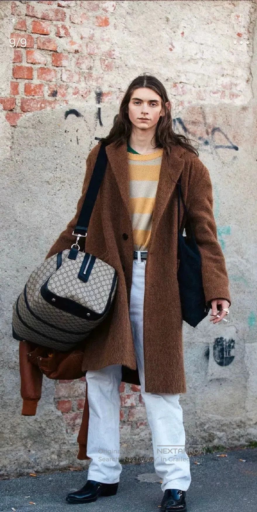 Lemaire Lemaire Alpaca Wool Coat in Brown. Size US S / EU 44-46 / 1 - 8 Thumbnail