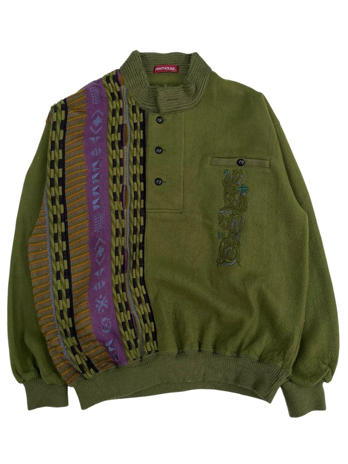 Vintage Vtg Penthouse Sweatshirt Size US L / EU 52-54 / 3 - 1 Thumbnail