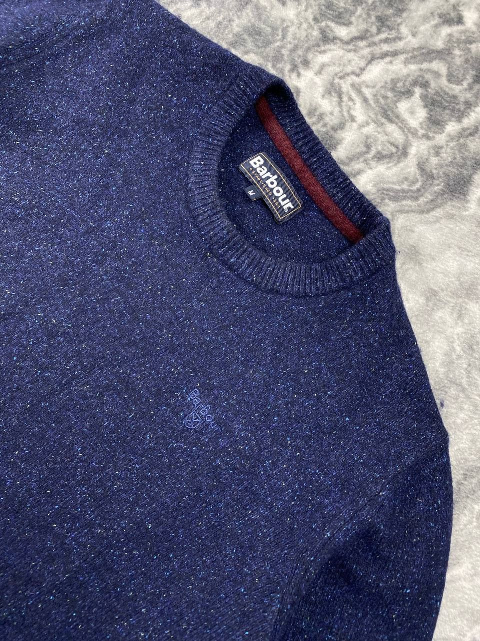 Barbour Barbour Wool Knit Sweater Men Size M Blue Size US M / EU 48-50 / 2 - 3 Thumbnail