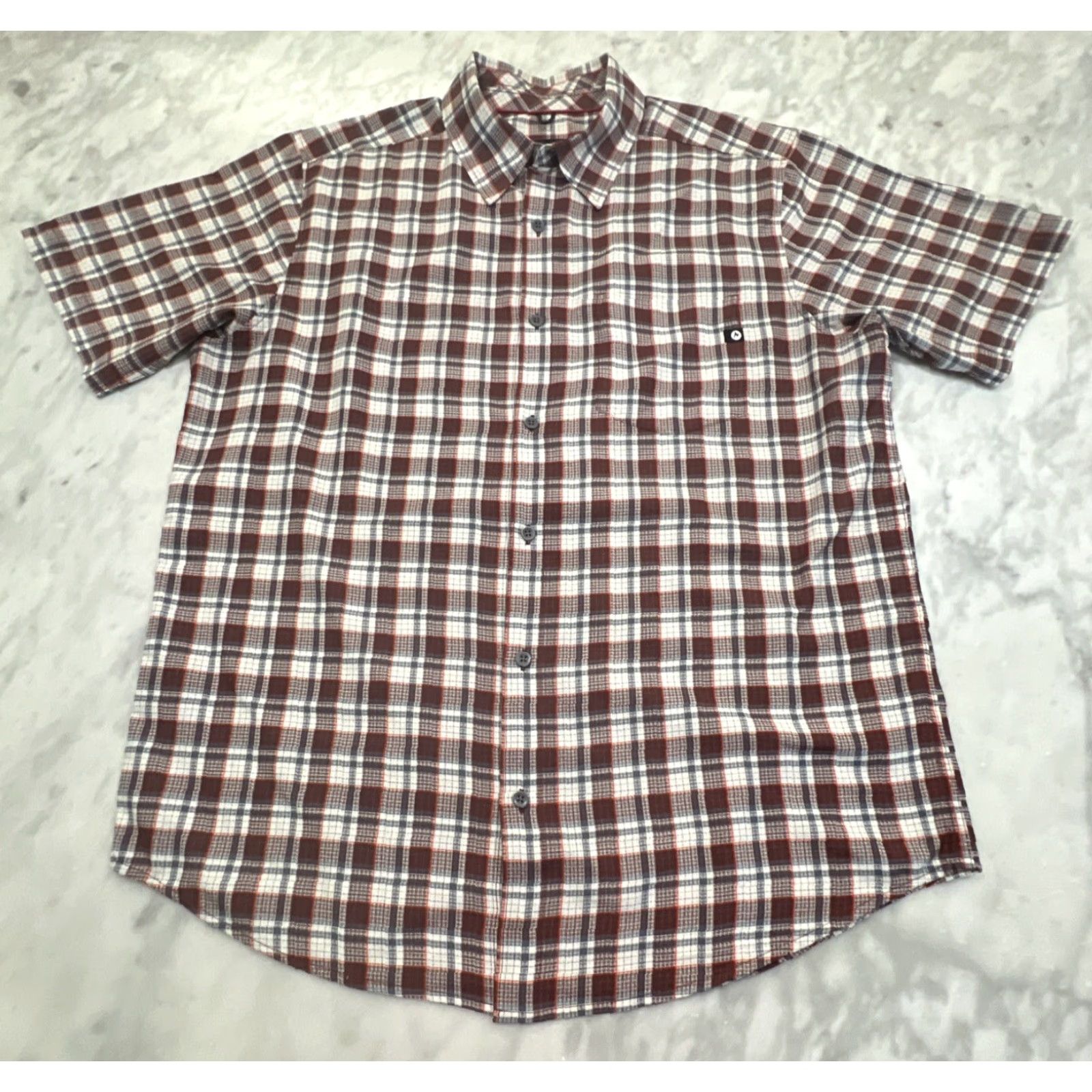 Marmot Marmot Button Up Shirt L Short Sleeve Plaid Pocket Outdoor Lightweight Hiking Men Regular Casual Travel Multicolor Size US L / EU 52-54 / 3 - 2 Thumbnail