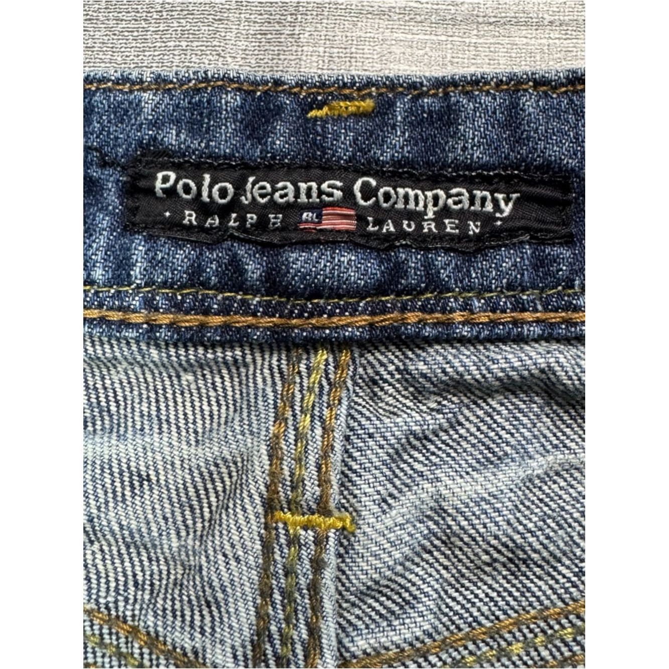 Polo Ralph Lauren Vintage Polo Ralph Lauren Melanie Distressed Bootcut Jeans Size 29" - 7 Thumbnail