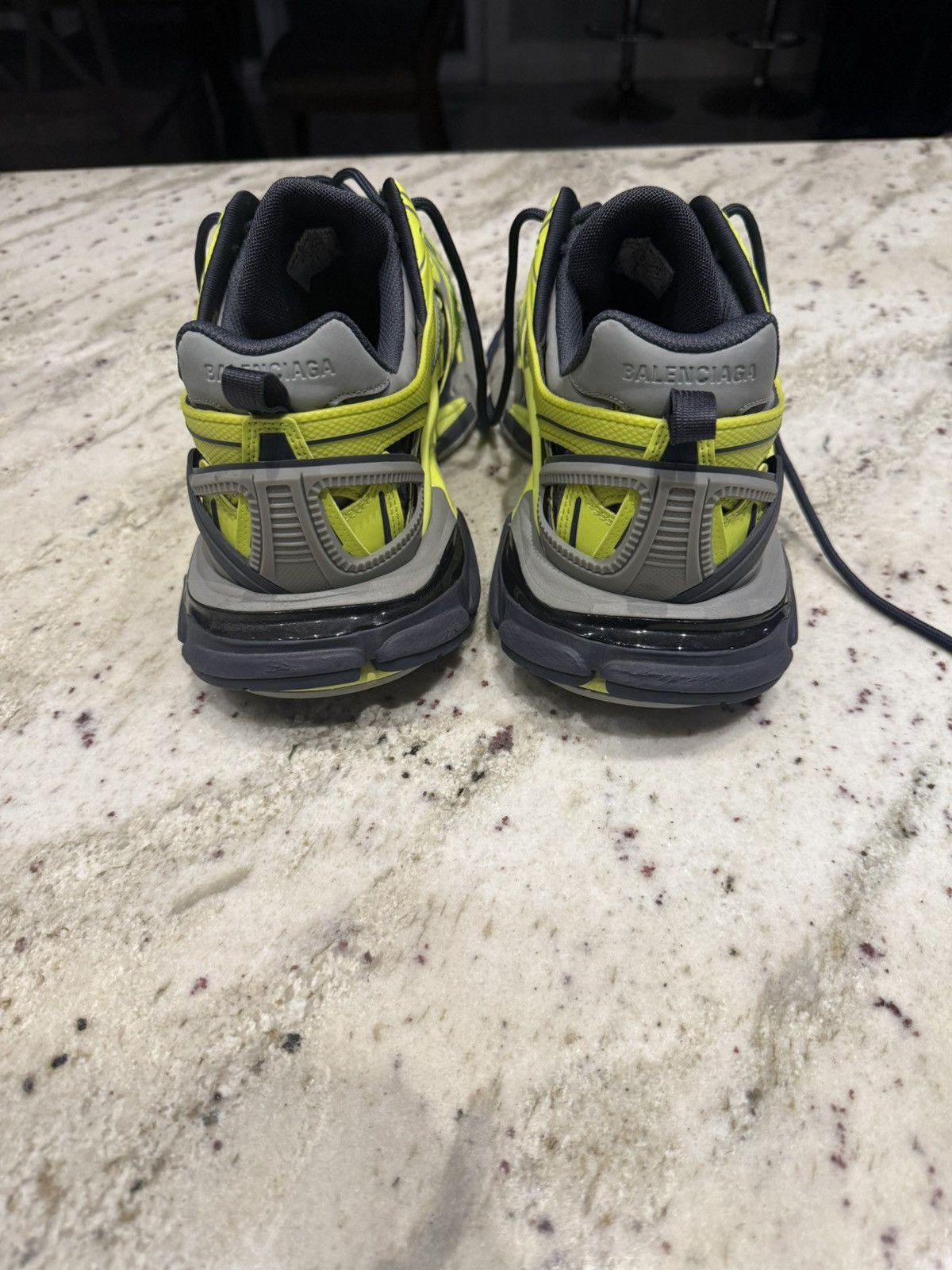 Balenciaga Balenciaga Track Trainer / Track Sneaker Neon Yellow Size US 10 / EU 43 - 4 Thumbnail