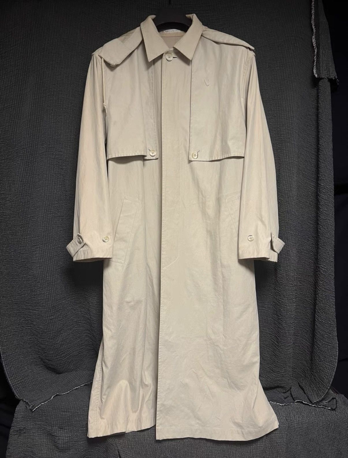 Yohji Yamamoto Yohji Yamamoto 1980s Trench Coat Size US M / EU 48-50 / 2 - 1 Thumbnail