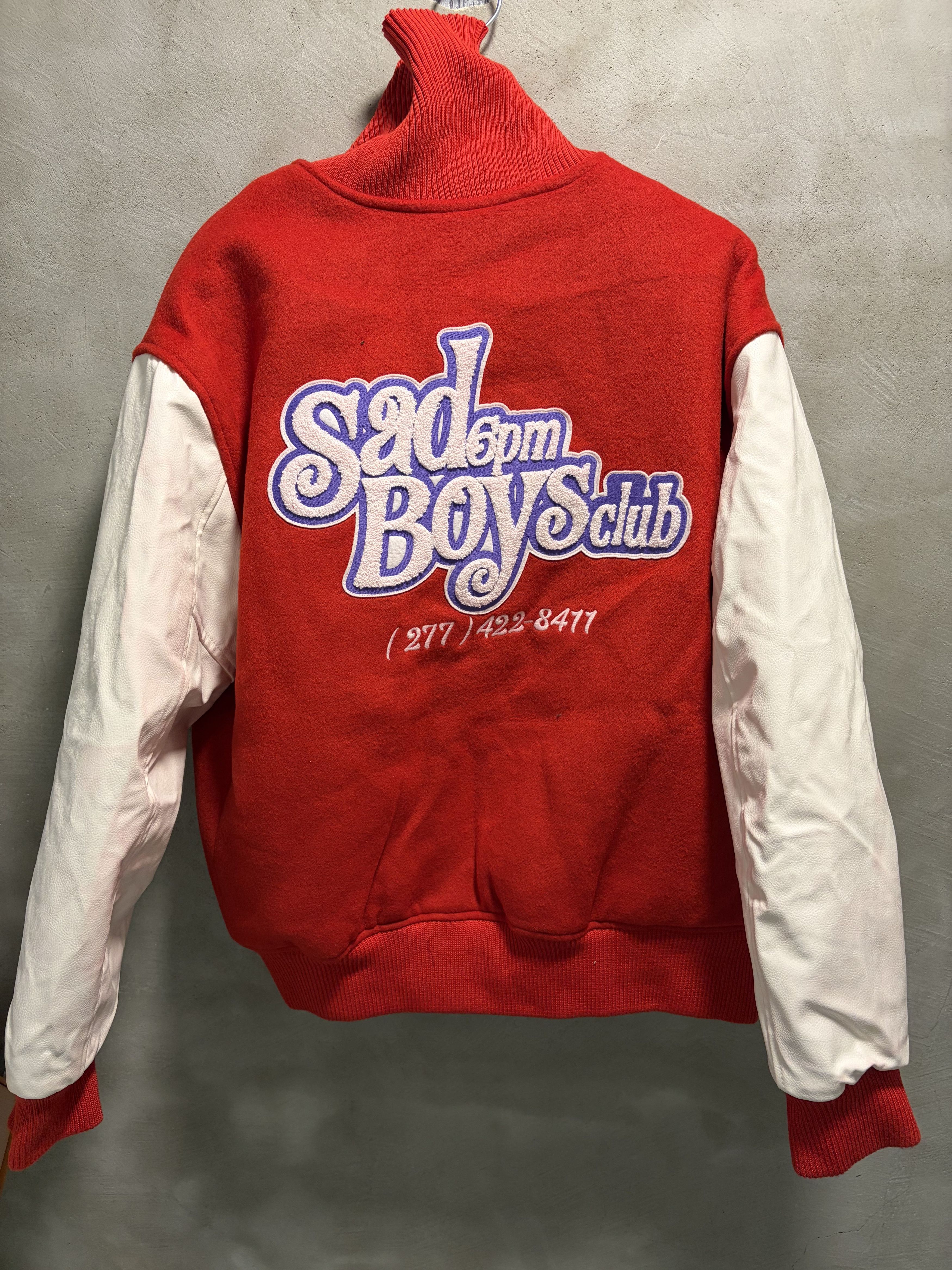 Other 6PM Season Sad Boys Red College Jacket Size US M / EU 48-50 / 2 - 4 Thumbnail