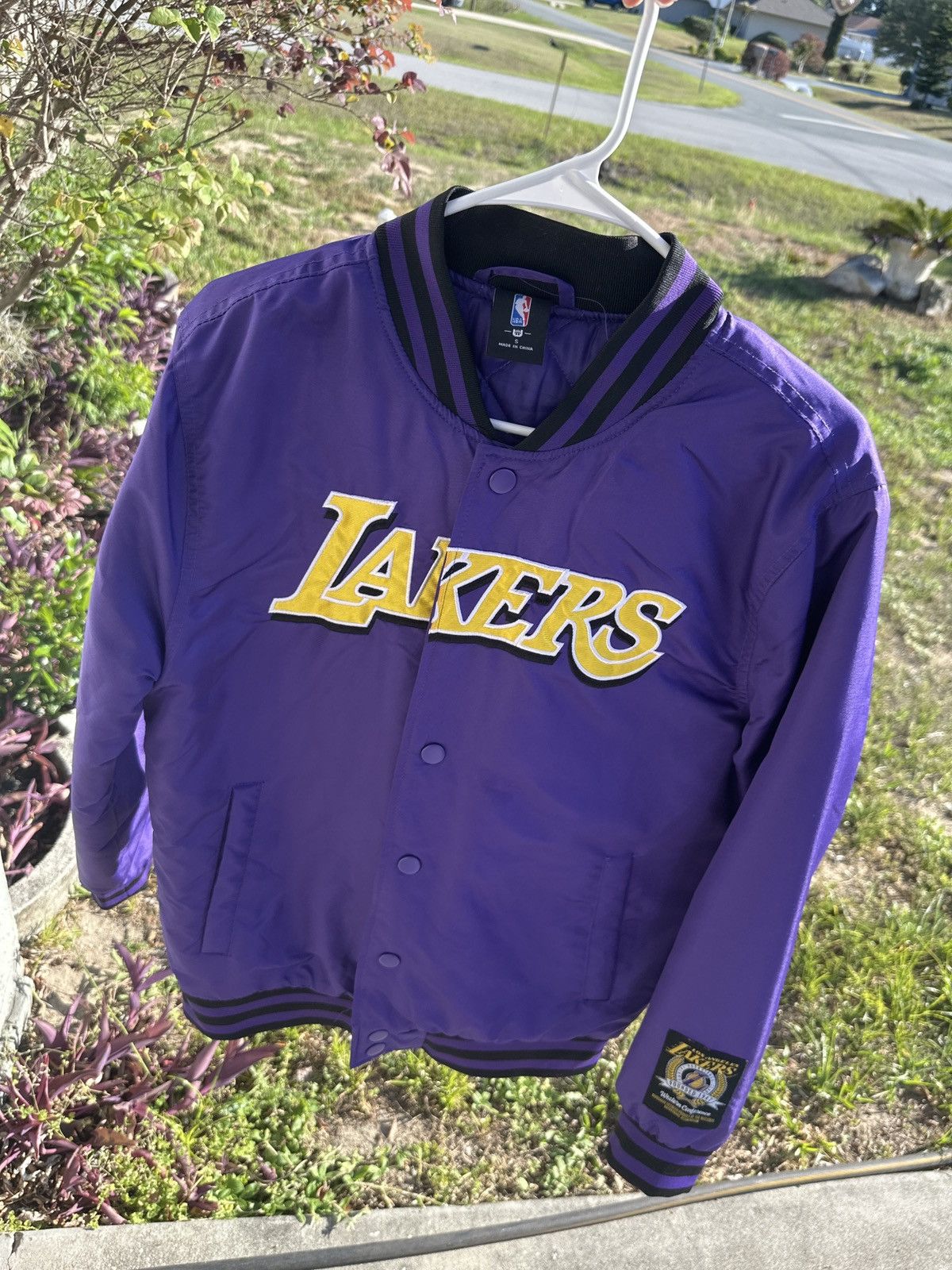 NBA × Vintage Official NBA Lakers Bomber Jacket Size US S / EU 44-46 / 1 - 5 Thumbnail