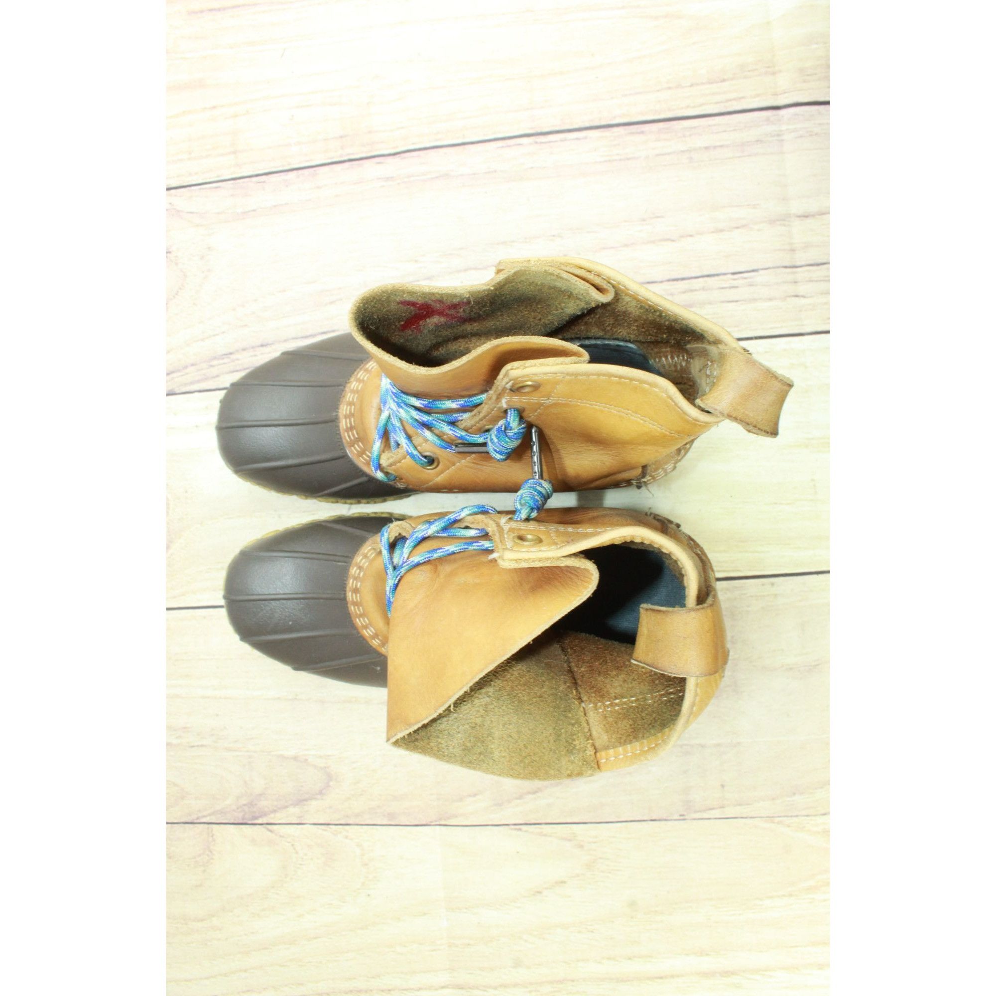 L.L. Bean LL Bean Women's Leather Unlined Ankle Duck Boots Size 7 M Size US 7 / IT 37 - 7 Thumbnail