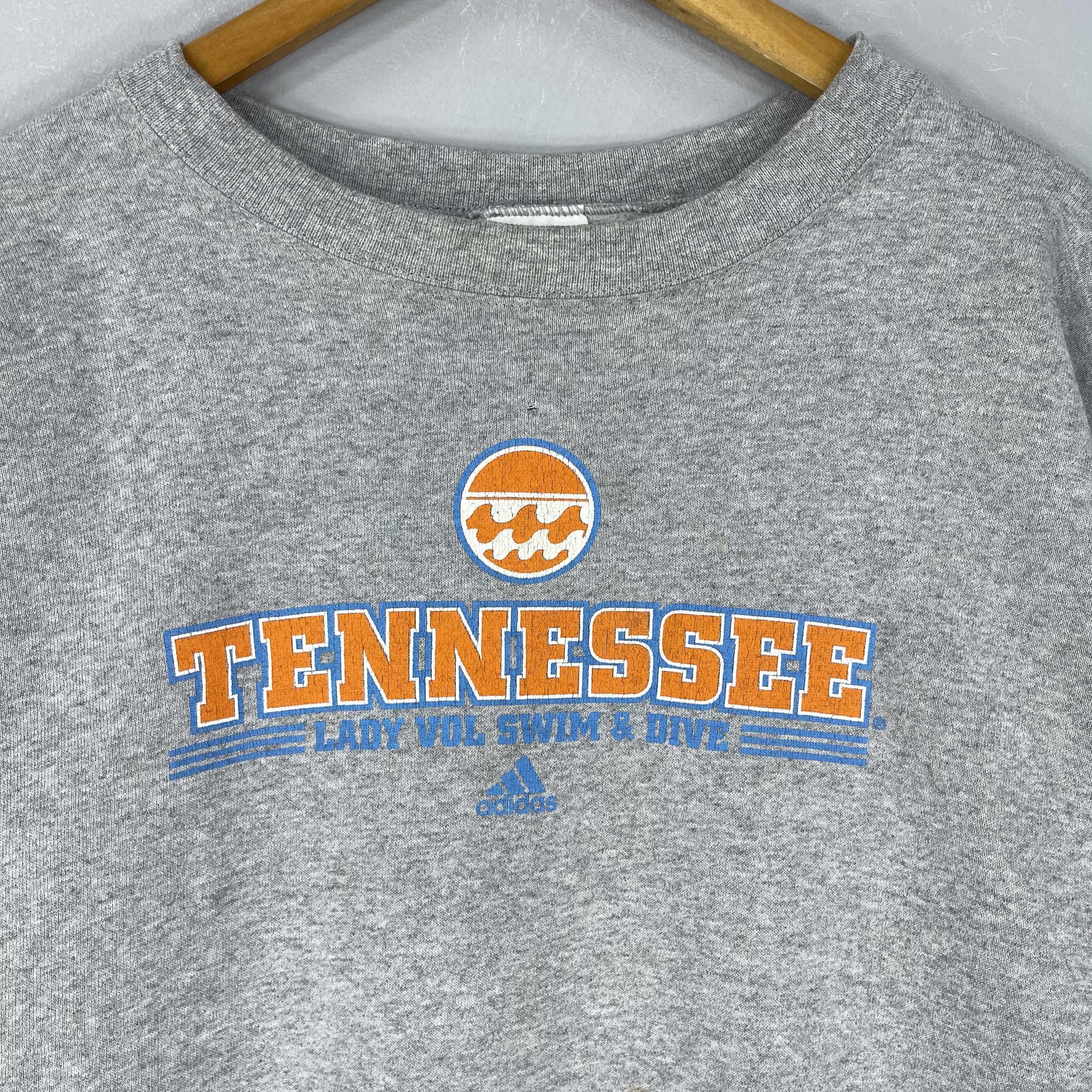 Adidas Vintage 90's ADIDAS Tennesse Spellout Printed Sweatshirt Size US M / EU 48-50 / 2 - 2 Thumbnail