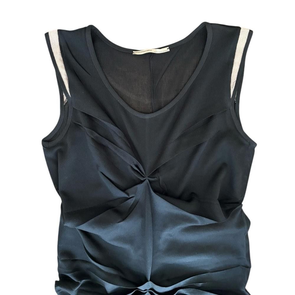 Marithe + Francois Girbaud Marithe Francois Girbaud Ruched Draped Sheer Midi Dress Size M / US 6-8 / IT 42-44 - 5 Thumbnail