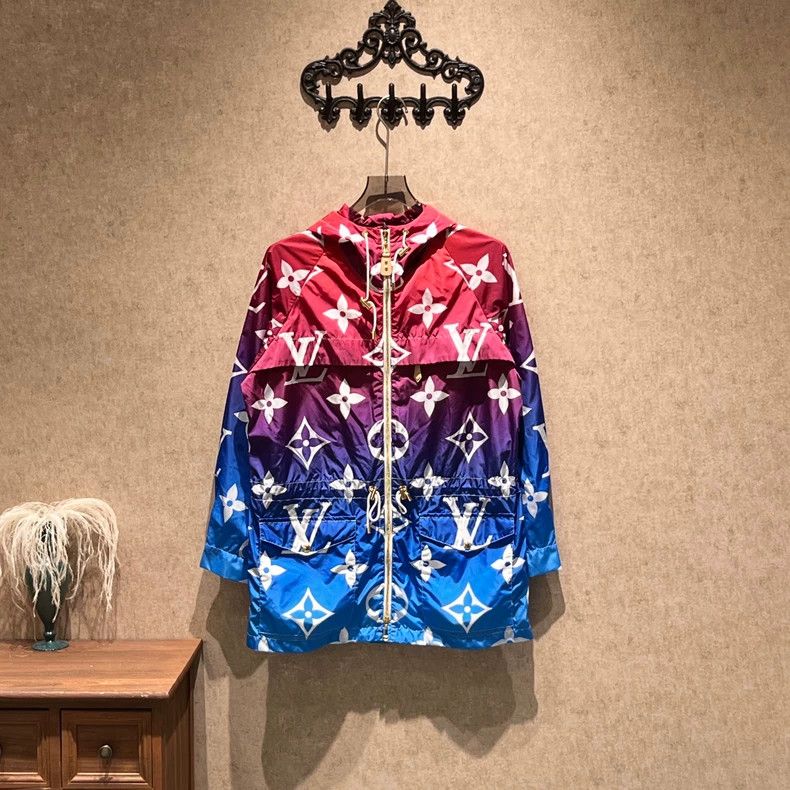 Louis Vuitton Louis Vuitton Gradient big old flower full print hooded as Size XS / US 0-2 / IT 36-38 - 1 Thumbnail