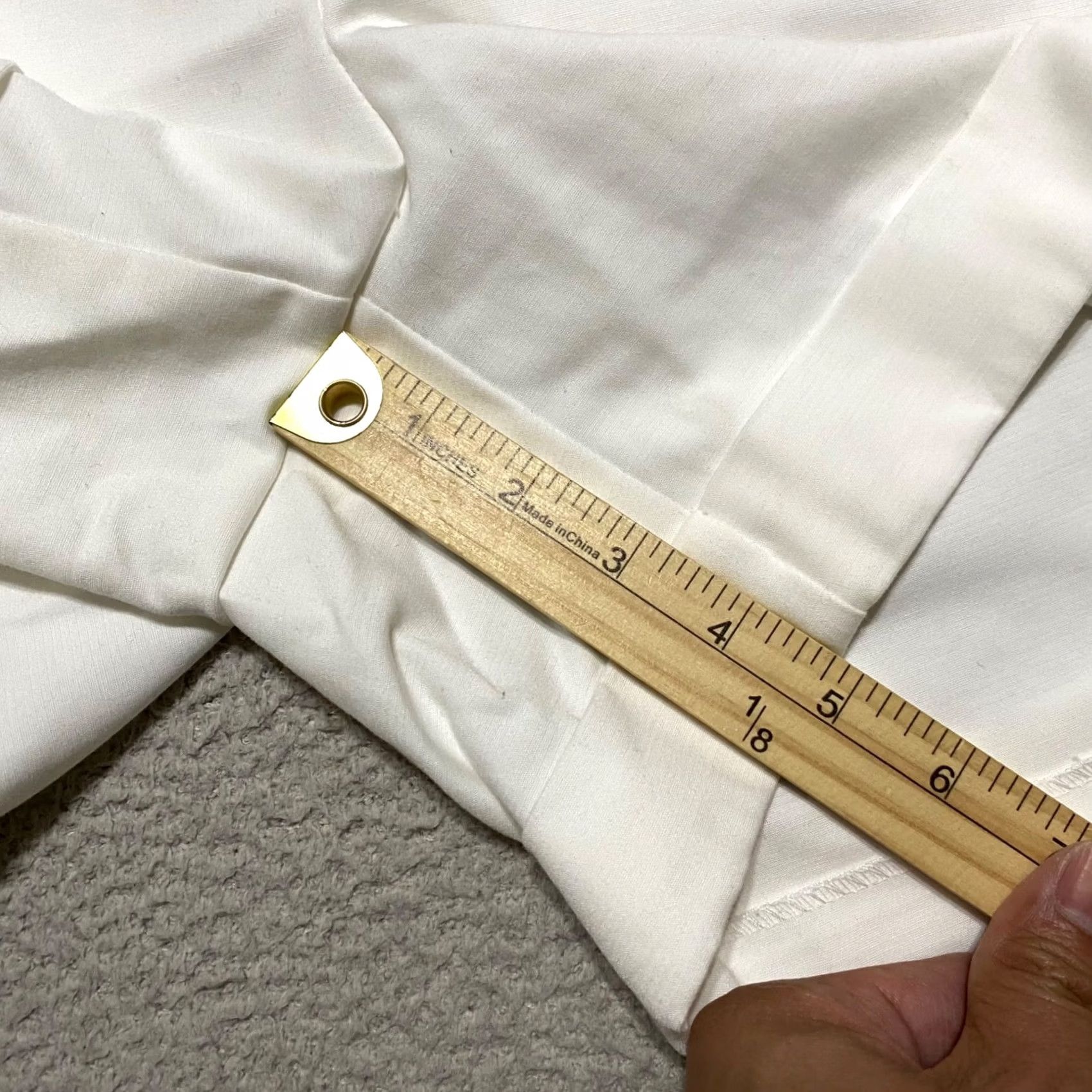 Apt. 9 Apt. 9 Womens Shorts White Chino Pockets Inseam 4" Torie Mid Rise Size 12 Mid Rise White Short Woman Size 34" / US 12 / IT 48 - 5 Thumbnail