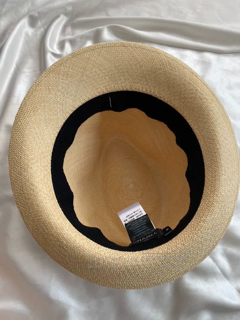 Chanel Chanel SizeM Straw hat Size ONE SIZE - 4 Thumbnail