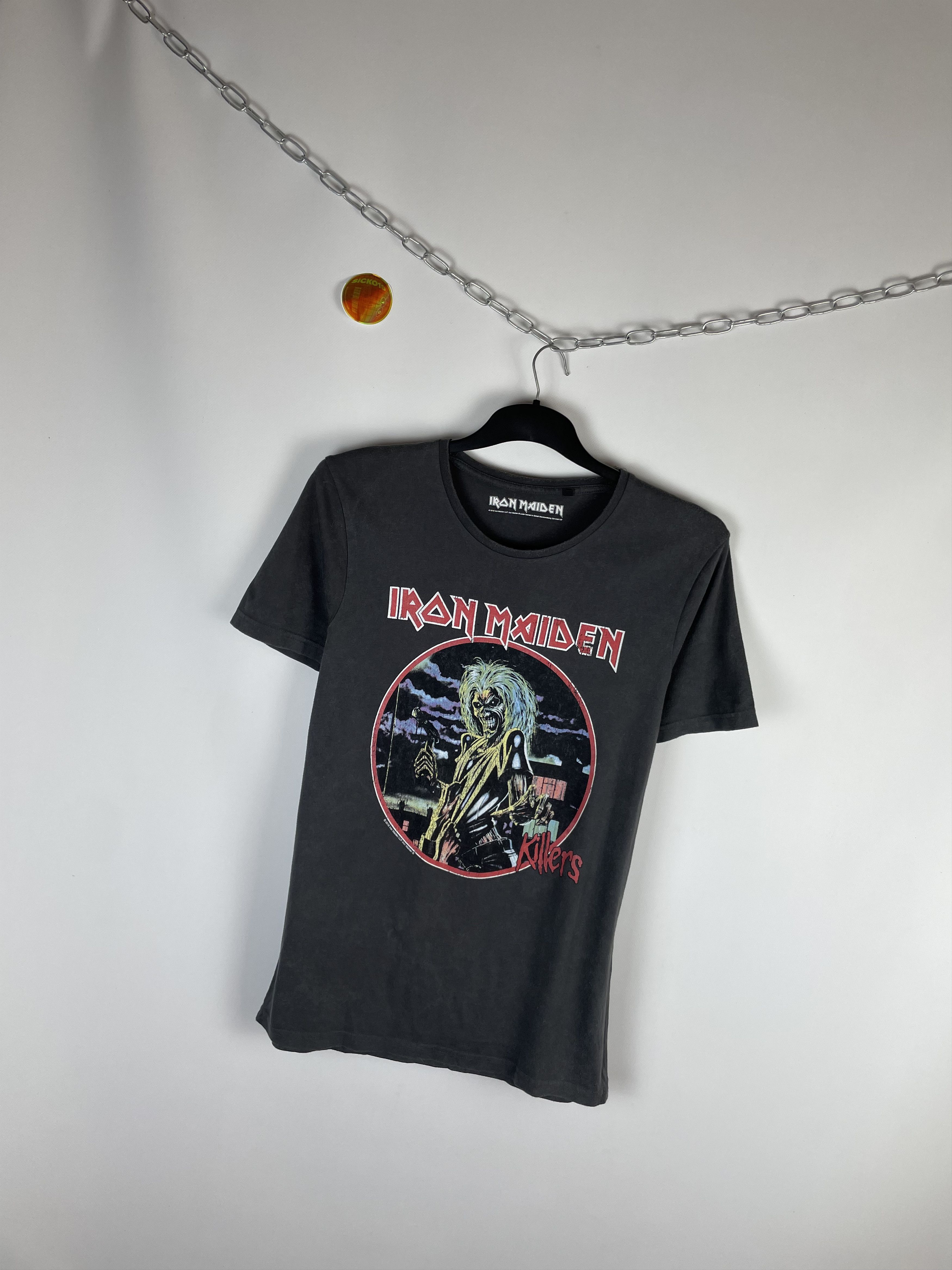 Band Tees × Iron Maiden × Vintage Vintage Iron Maiden T-shirt Size US S / EU 44-46 / 1 - 2 Thumbnail
