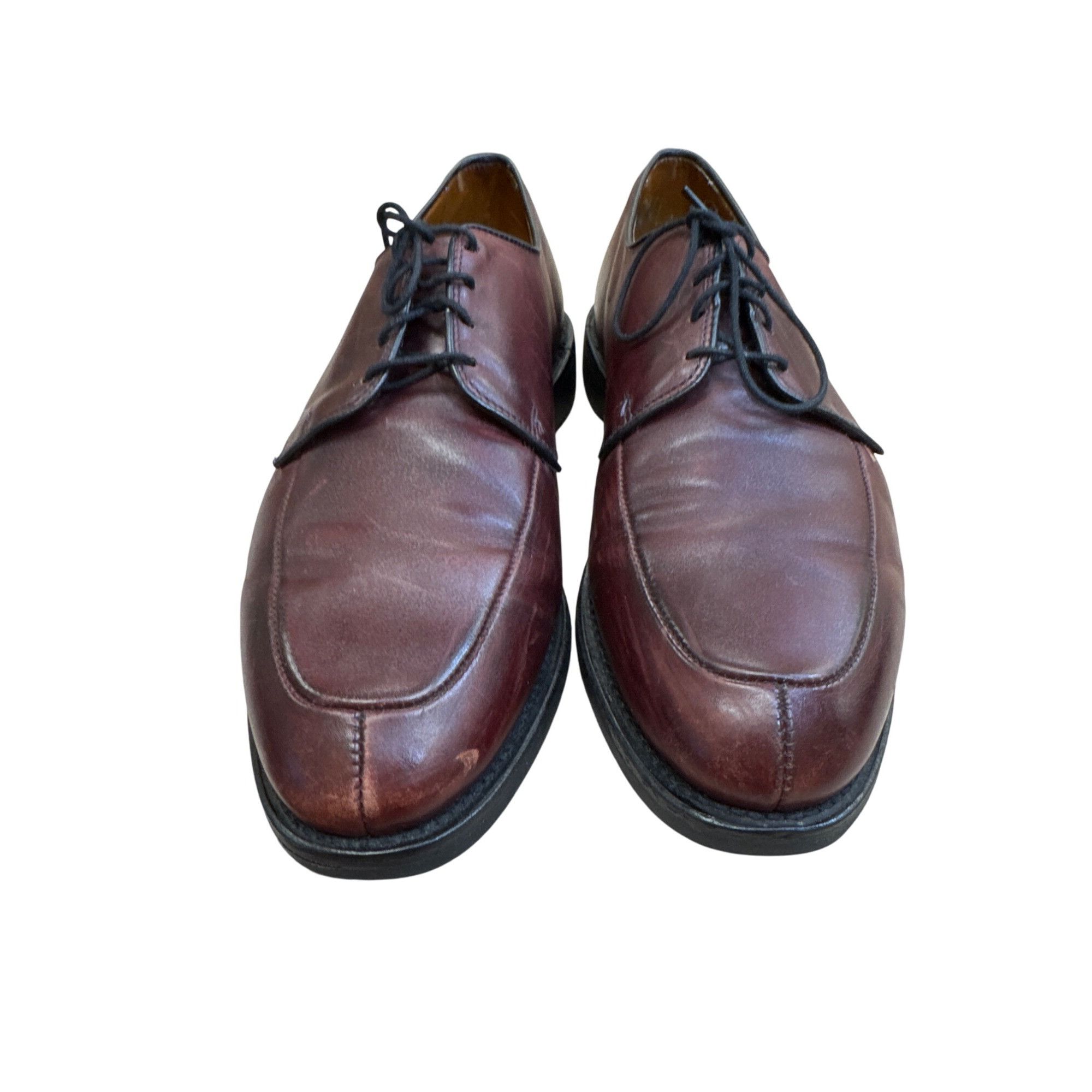 Allen Edmonds Allen Edmonds Kennett Mens Brown Leather Oxford Shoes Size 9 Size US 9 / EU 42 - 8 Thumbnail