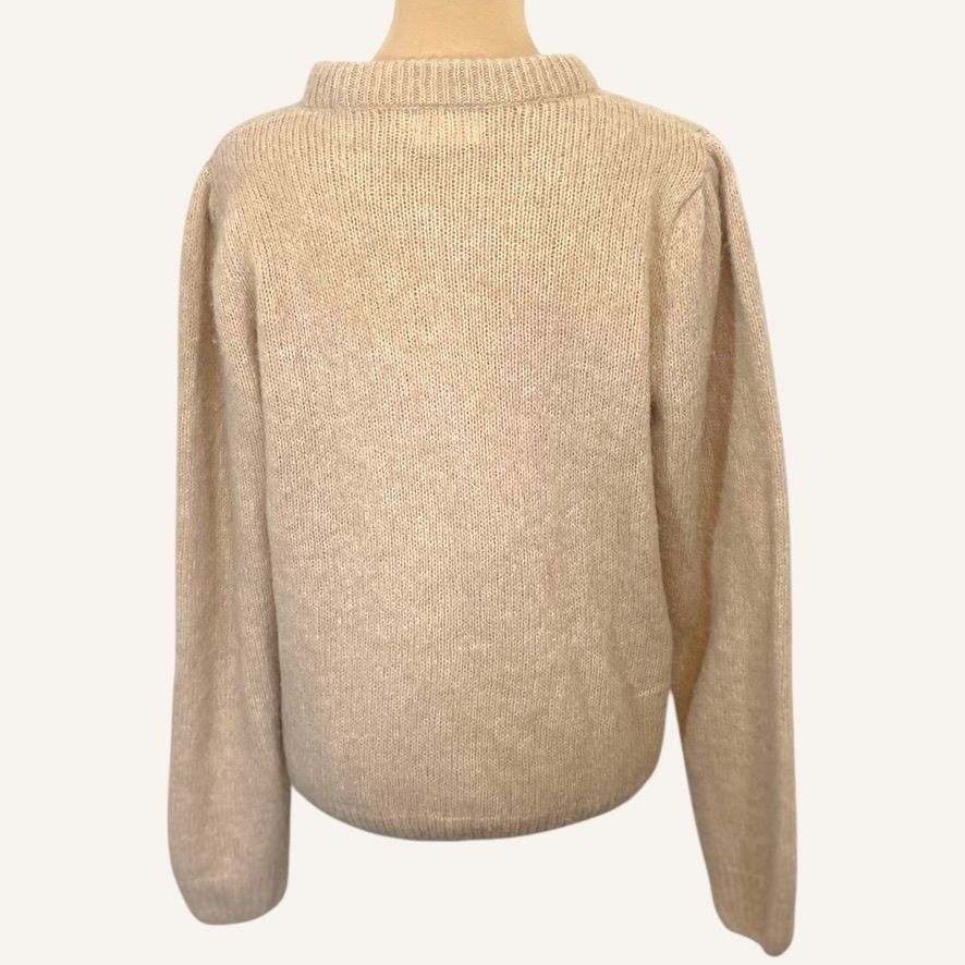 Other Nation LA Mohair Sweater M Sand Dune Beige Knit Classic Quie Size M / US 6-8 / IT 42-44 - 3 Thumbnail