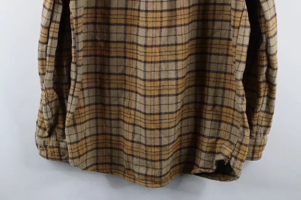Vintage Vintage 90s Streetwear Heavyweight Flannel Button Shirt Size US XL / EU 56 / 4 - 11 Thumbnail