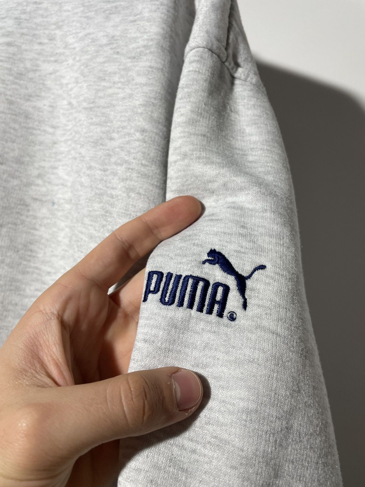 Puma × Vintage Vintage 90s Puma Big Embroidered Logo Baggy Y2K Sweatshirt Size US XS / EU 42 / 0 - 9 Thumbnail